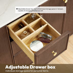Meuble-lavabo Oza avec dessus en pierre de quartz sans miroir