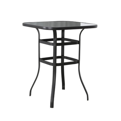 Ensemble bistrot pivotant en métal pour bar d'extérieur Patio Festival, 3 pièces