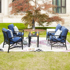 Ensemble de salon d'extérieur PATIO FESTIVAL 6 pièces 4 places avec coussins