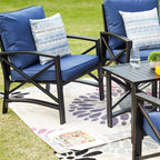 Ensemble de salon d'extérieur PATIO FESTIVAL 6 pièces 4 places avec coussins