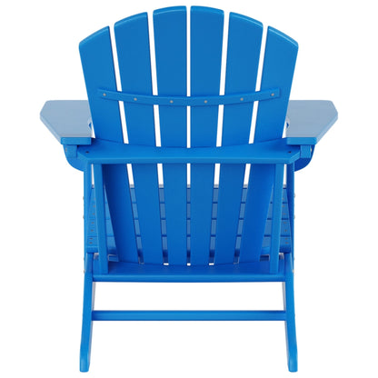 Chaises Adirondack Polytrends Altura Outdoor écologiques toutes saisons avec poufs (ensemble de conversation 4 pièces)