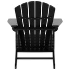 Chaises Adirondack Polytrends Altura Outdoor écologiques toutes saisons avec poufs (ensemble de conversation 4 pièces)