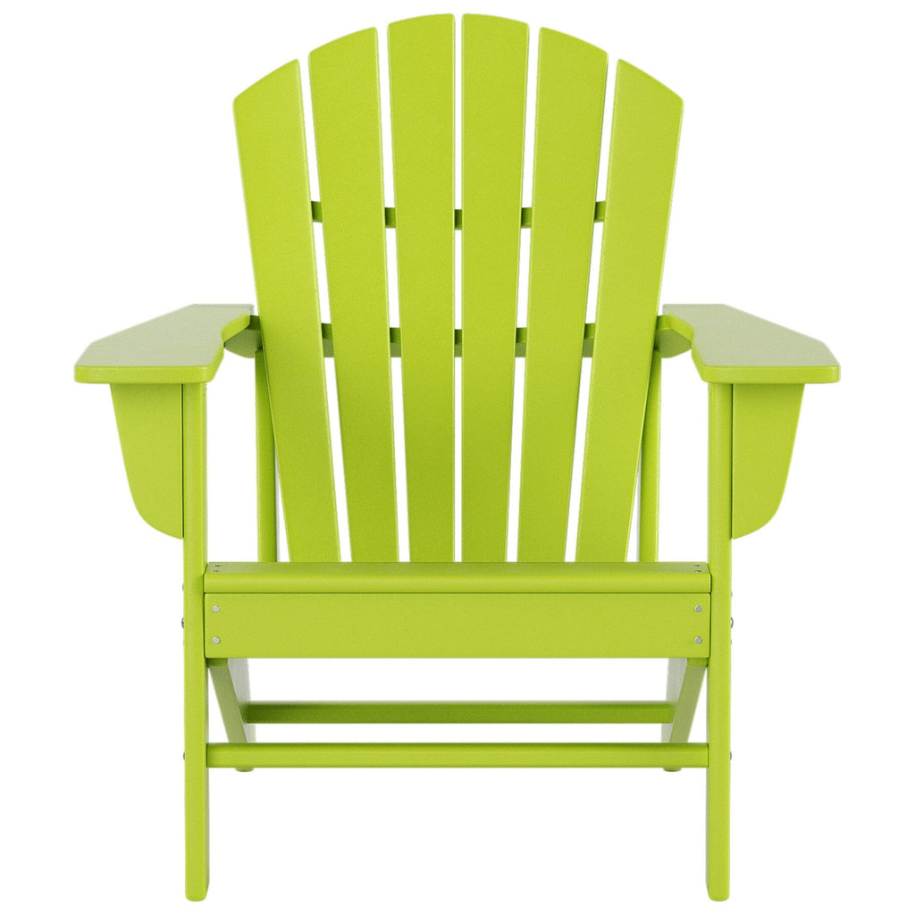 Chaises Adirondack Polytrends Altura Outdoor écologiques toutes saisons avec poufs (ensemble de conversation 4 pièces)
