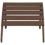 Chaises Adirondack Polytrends Altura Outdoor écologiques toutes saisons avec poufs (ensemble de conversation 4 pièces)