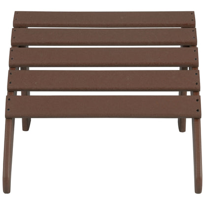 Chaises Adirondack Polytrends Altura Outdoor écologiques toutes saisons avec poufs (ensemble de conversation 4 pièces)