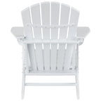 Chaises Adirondack Polytrends Altura Outdoor écologiques toutes saisons avec poufs (ensemble de conversation 4 pièces)