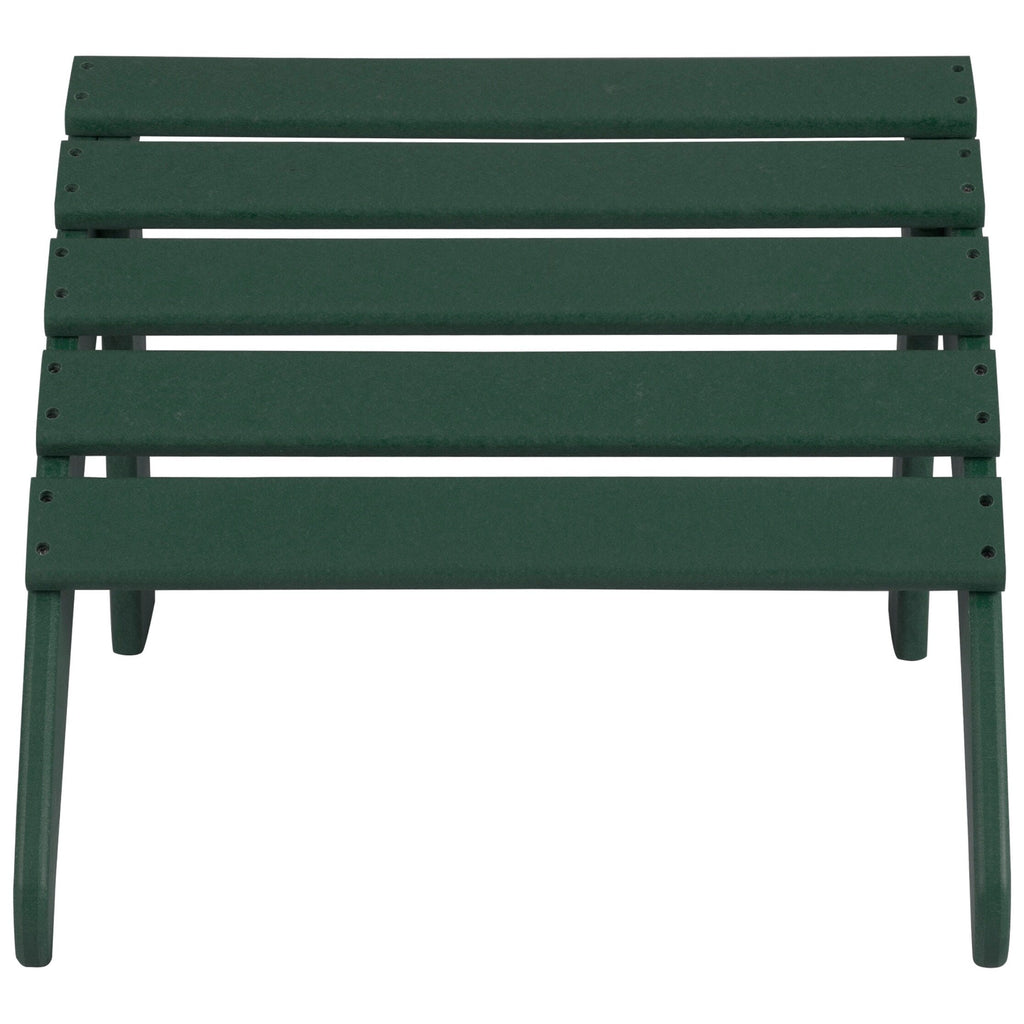 Chaises Adirondack Polytrends Altura Outdoor écologiques toutes saisons avec poufs (ensemble de conversation 4 pièces)