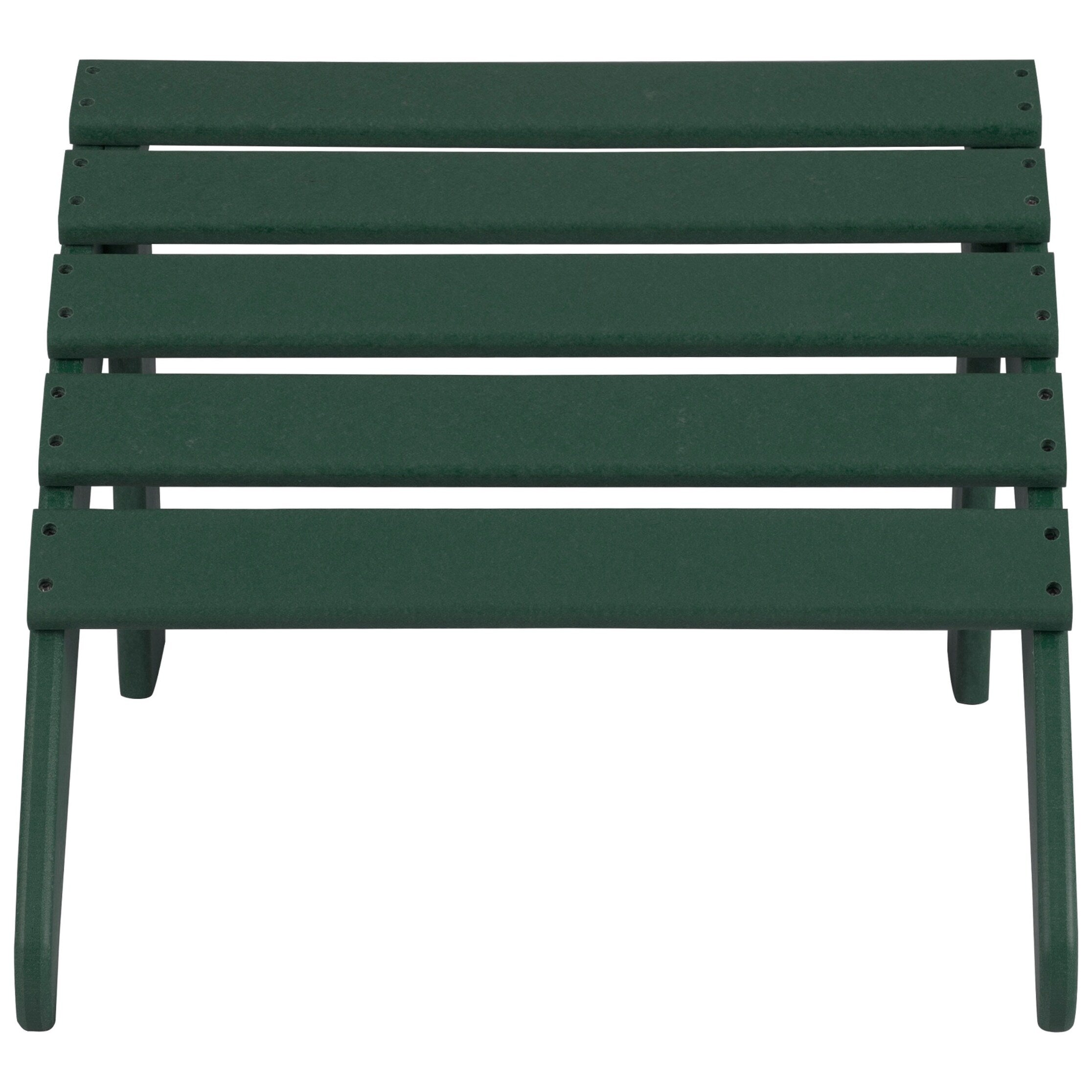 Chaises Adirondack Polytrends Altura Outdoor écologiques toutes saisons avec poufs (ensemble de conversation 4 pièces)