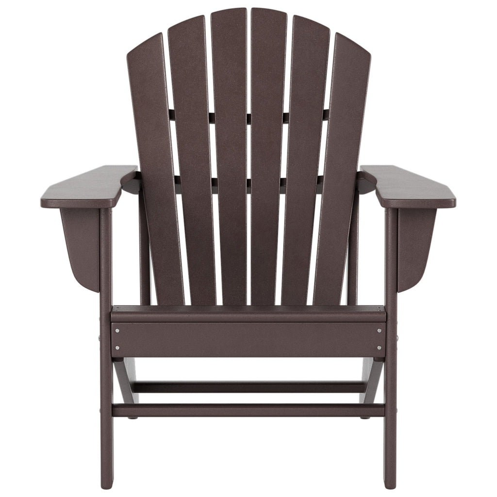 Chaises Adirondack Polytrends Altura Outdoor écologiques toutes saisons avec poufs (ensemble de conversation 4 pièces)