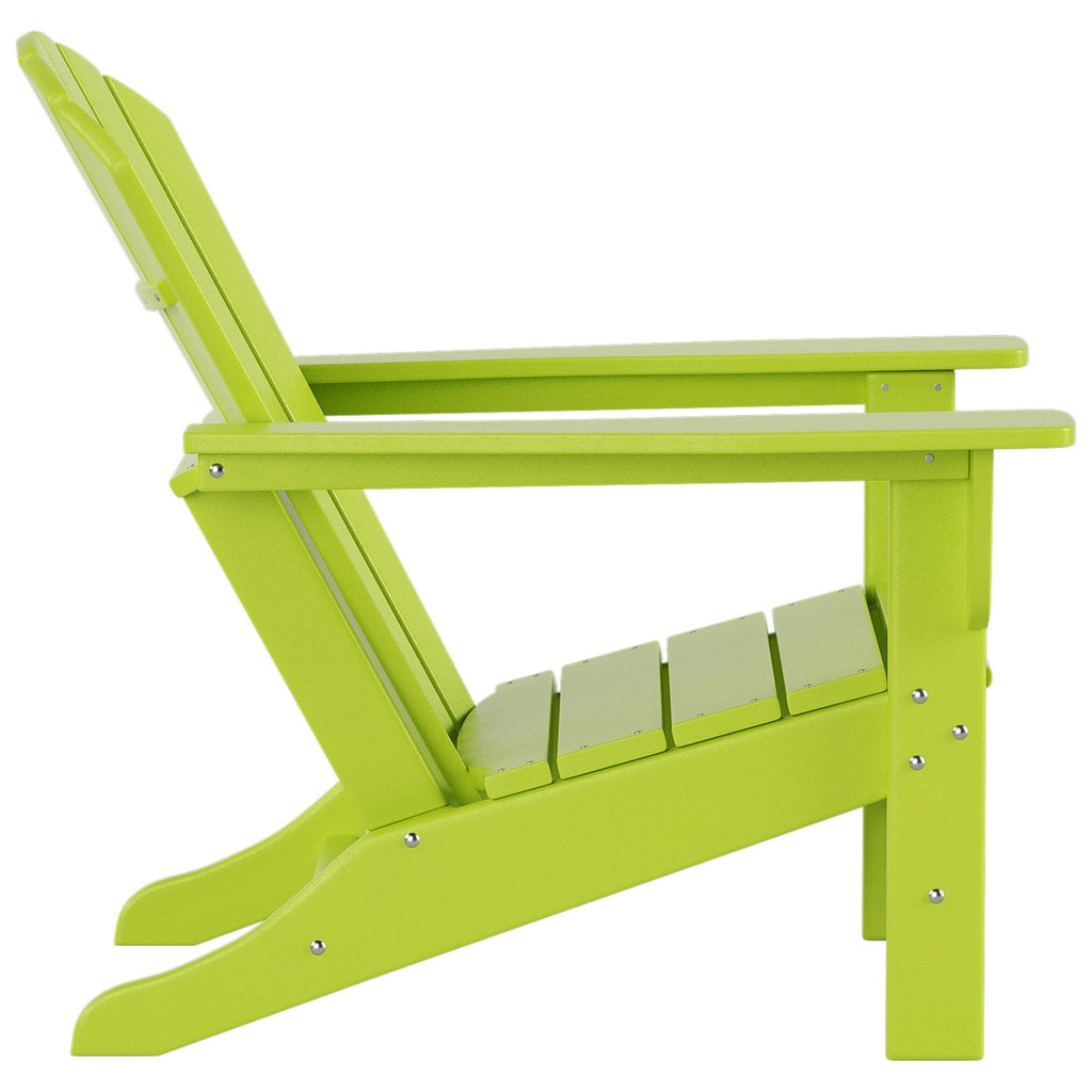 Chaises Adirondack Polytrends Altura Outdoor écologiques toutes saisons avec poufs (ensemble de conversation 4 pièces)