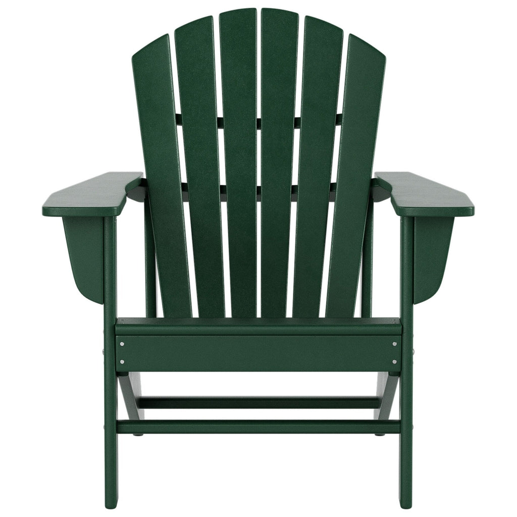 Chaises Adirondack Polytrends Altura Outdoor écologiques toutes saisons avec poufs (ensemble de conversation 4 pièces)