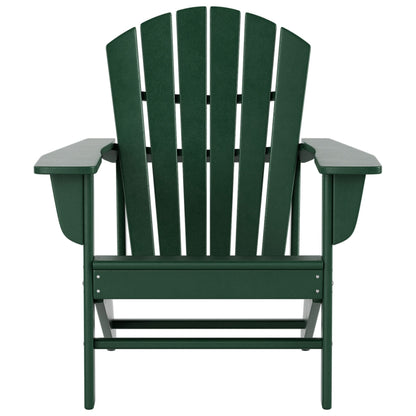 Chaises Adirondack Polytrends Altura Outdoor écologiques toutes saisons avec poufs (ensemble de conversation 4 pièces)