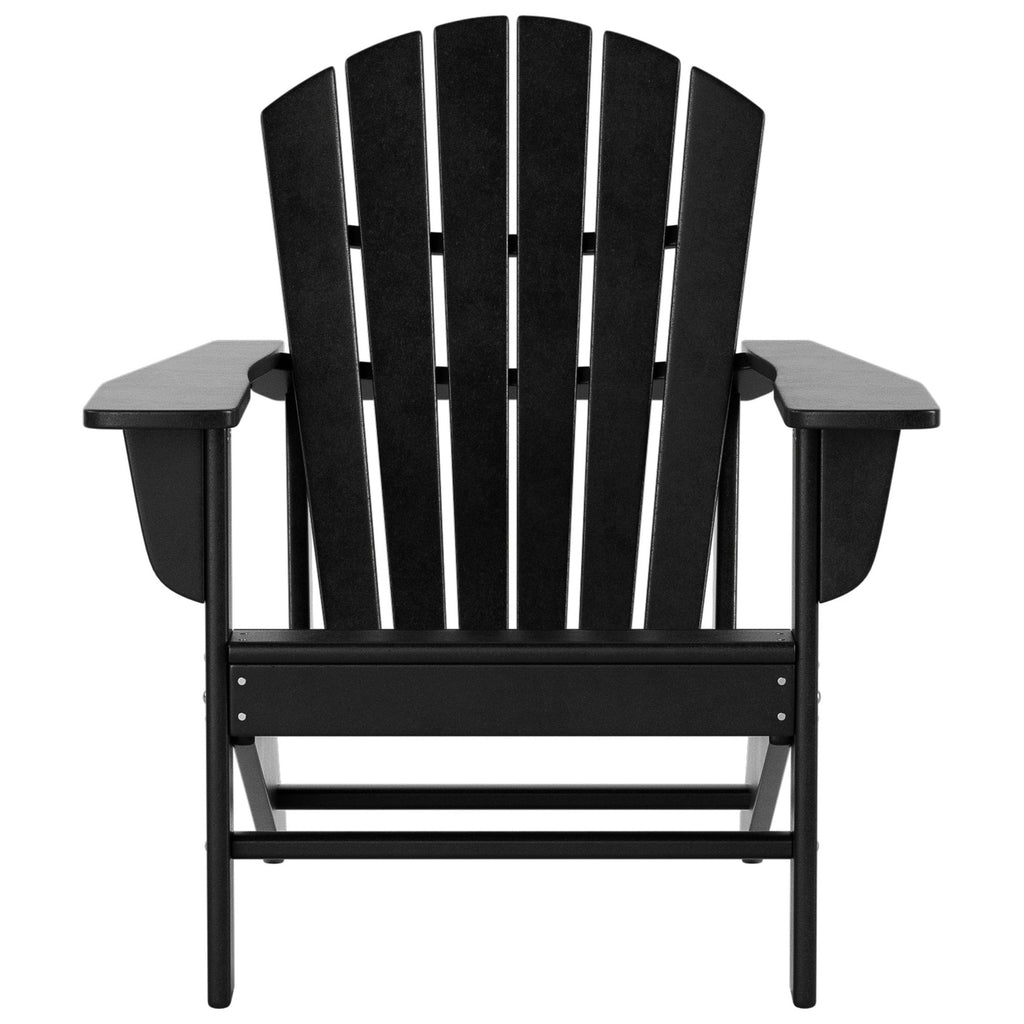 Chaises Adirondack Polytrends Altura Outdoor écologiques toutes saisons avec poufs (ensemble de conversation 4 pièces)