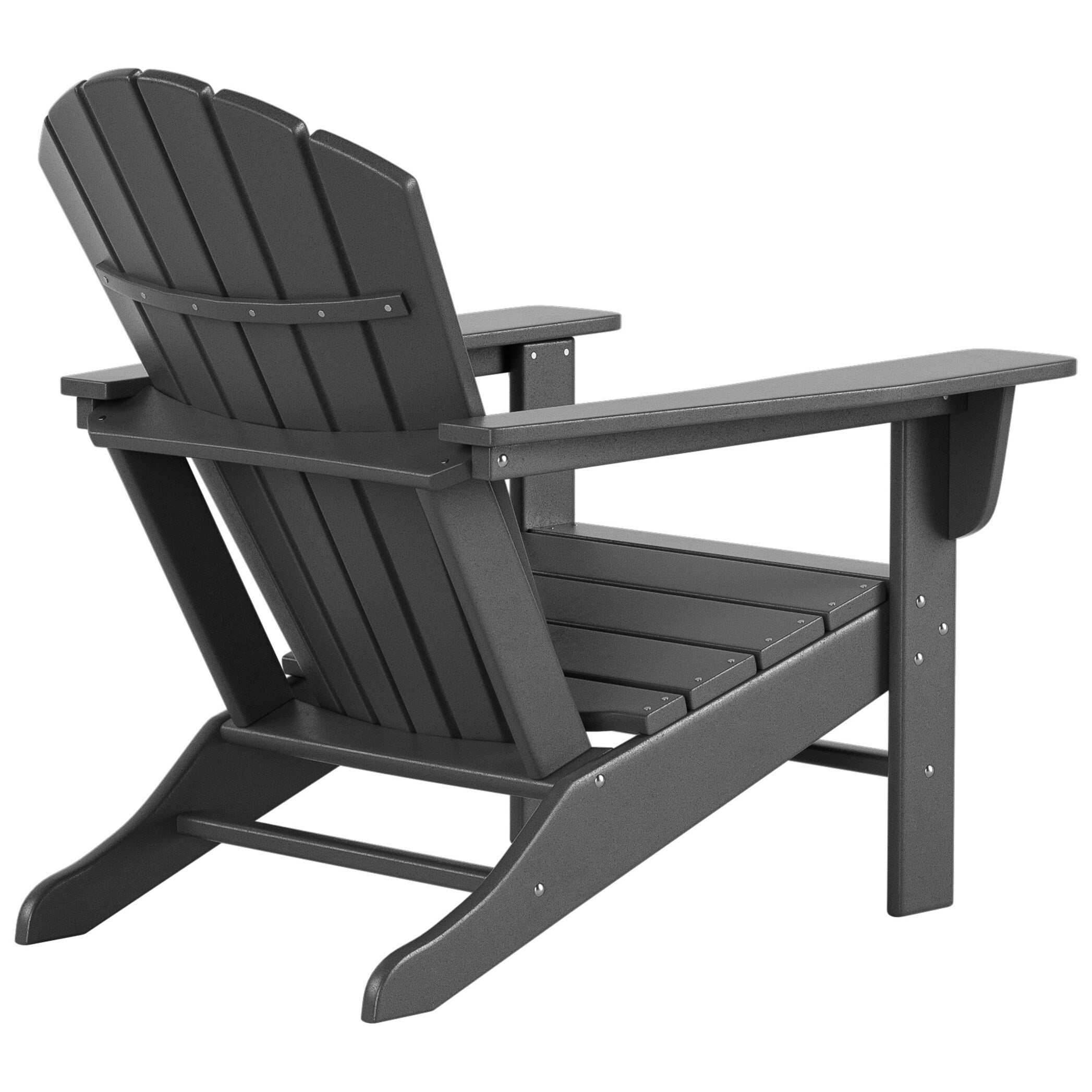 Chaises Adirondack Polytrends Altura Outdoor écologiques toutes saisons avec poufs (ensemble de conversation 4 pièces)