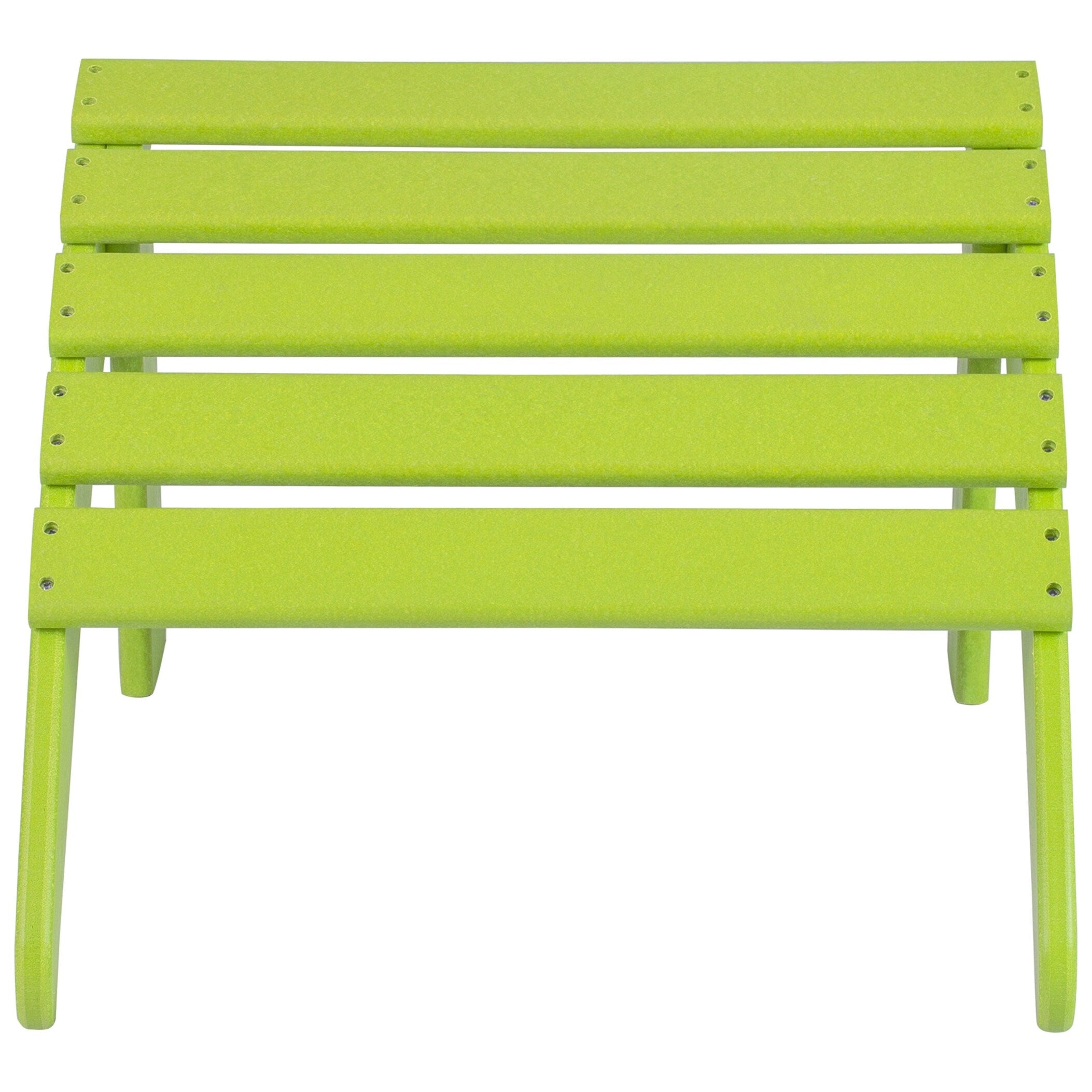 Chaises Adirondack Polytrends Altura Outdoor écologiques toutes saisons avec poufs (ensemble de conversation 4 pièces)