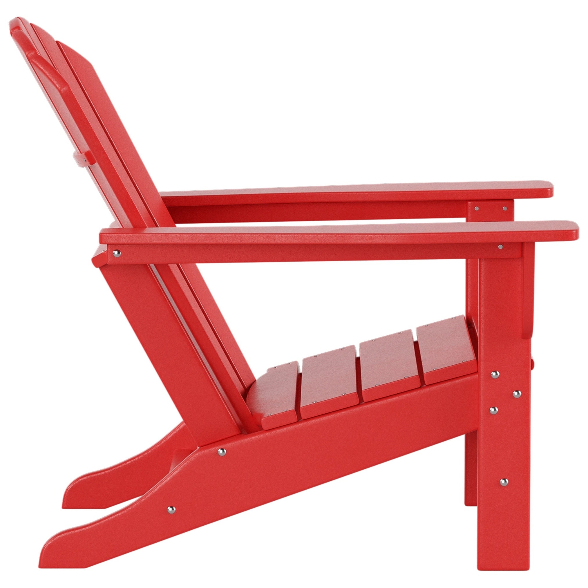 Chaises Adirondack Polytrends Altura Outdoor écologiques toutes saisons avec poufs (ensemble de conversation 4 pièces)