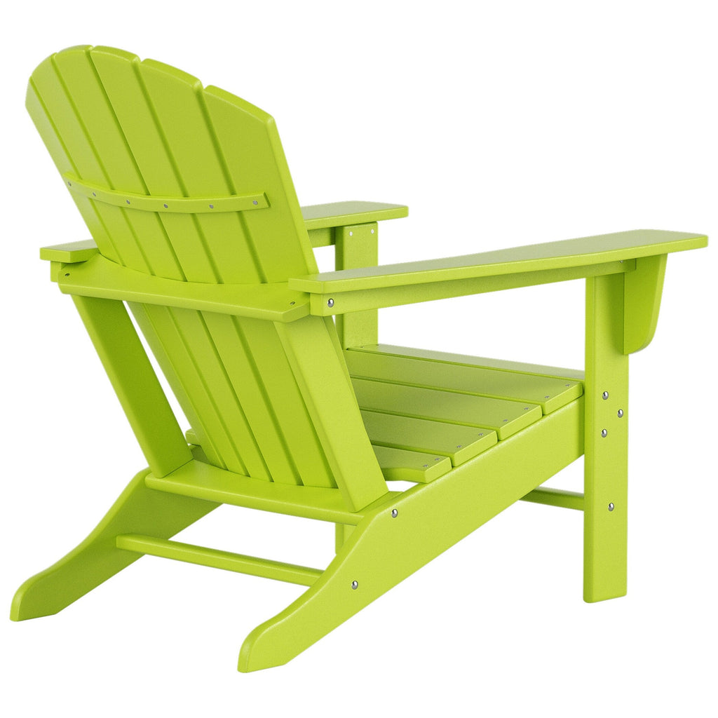 Chaises Adirondack Polytrends Altura Outdoor écologiques toutes saisons avec poufs (ensemble de conversation 4 pièces)