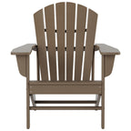 Chaises Adirondack Polytrends Altura Outdoor écologiques toutes saisons avec poufs (ensemble de conversation 4 pièces)