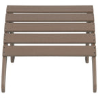 Chaises Adirondack Polytrends Altura Outdoor écologiques toutes saisons avec poufs (ensemble de conversation 4 pièces)
