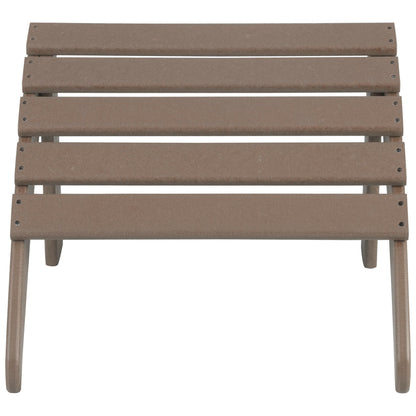 Chaises Adirondack Polytrends Altura Outdoor écologiques toutes saisons avec poufs (ensemble de conversation 4 pièces)