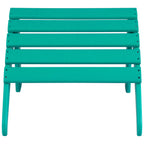 Chaises Adirondack Polytrends Altura Outdoor écologiques toutes saisons avec poufs (ensemble de conversation 4 pièces)