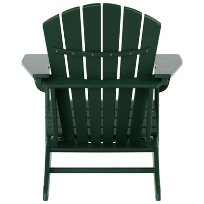 Chaises Adirondack Polytrends Altura Outdoor écologiques toutes saisons avec poufs (ensemble de conversation 4 pièces)