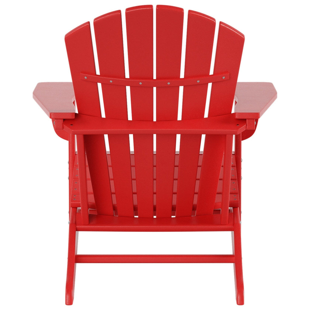 Chaises Adirondack Polytrends Altura Outdoor écologiques toutes saisons avec poufs (ensemble de conversation 4 pièces)