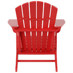Chaises Adirondack Polytrends Altura Outdoor écologiques toutes saisons avec poufs (ensemble de conversation 4 pièces)