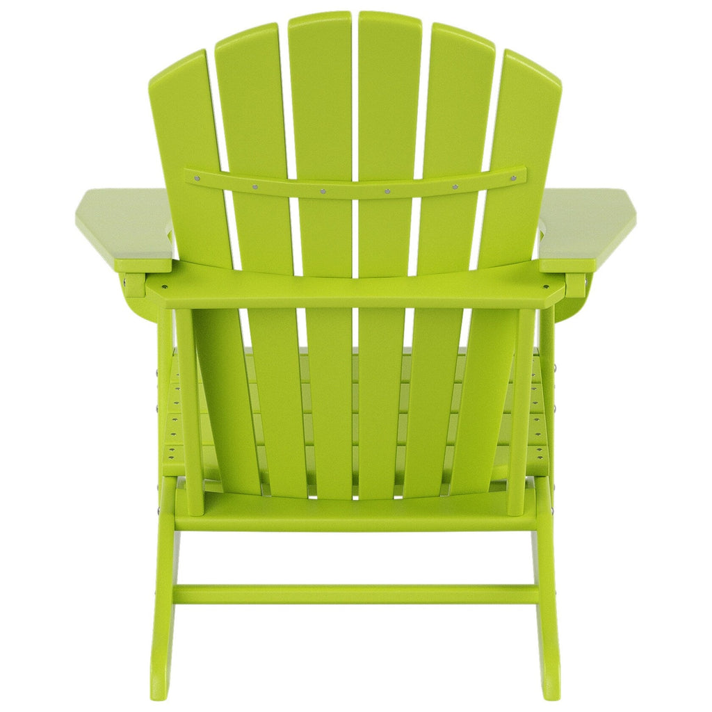 Chaises Adirondack Polytrends Altura Outdoor écologiques toutes saisons avec poufs (ensemble de conversation 4 pièces)