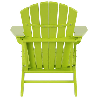 Chaises Adirondack Polytrends Altura Outdoor écologiques toutes saisons avec poufs (ensemble de conversation 4 pièces)