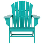 Chaises Adirondack Polytrends Altura Outdoor écologiques toutes saisons avec poufs (ensemble de conversation 4 pièces)