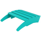 Chaises Adirondack Polytrends Altura Outdoor écologiques toutes saisons avec poufs (ensemble de conversation 4 pièces)