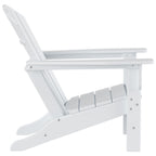 Chaises Adirondack Polytrends Altura Classic Outdoor écologiques toutes saisons avec table d'appoint (ensemble de 3 pièces)