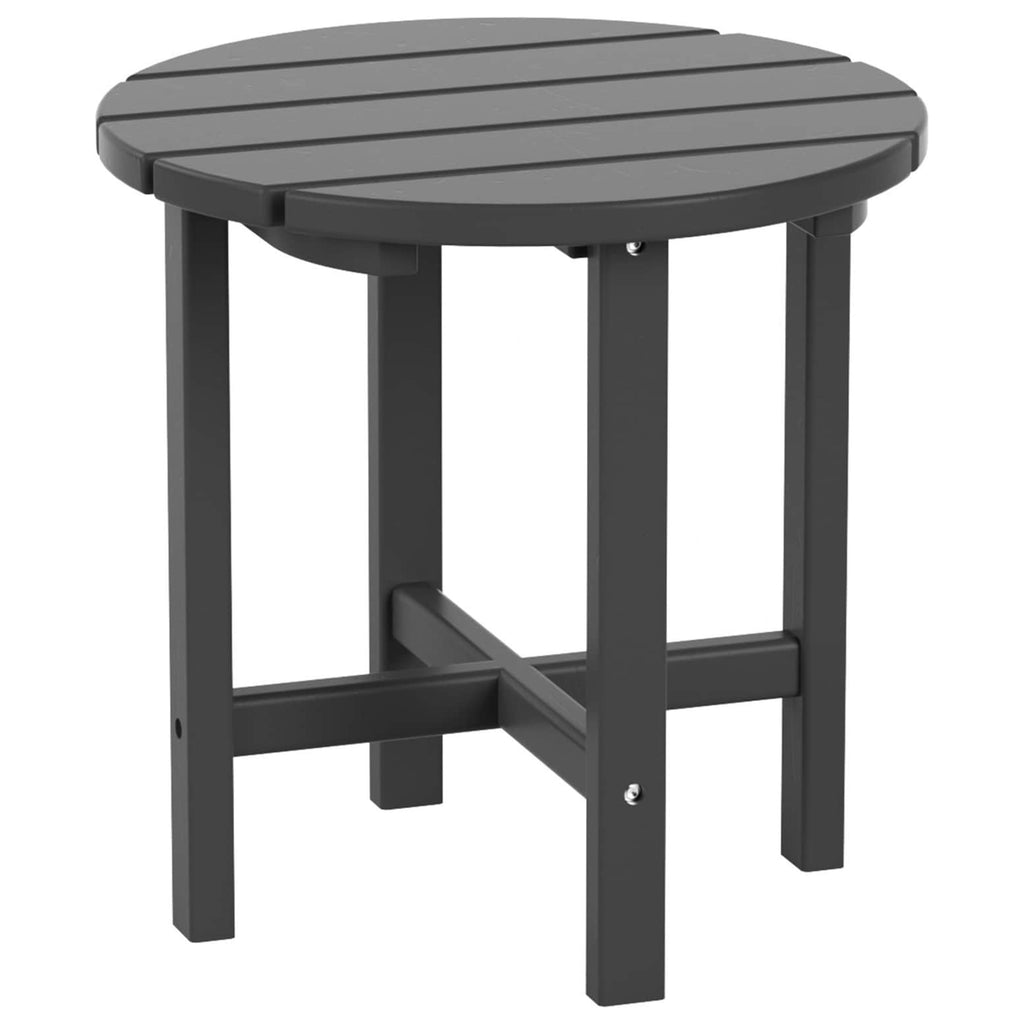 Chaises Adirondack Polytrends Altura Classic Outdoor écologiques toutes saisons avec table d'appoint (ensemble de 3 pièces)