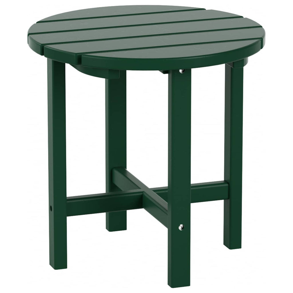 Chaises Adirondack Polytrends Altura Classic Outdoor écologiques toutes saisons avec table d'appoint (ensemble de 3 pièces)