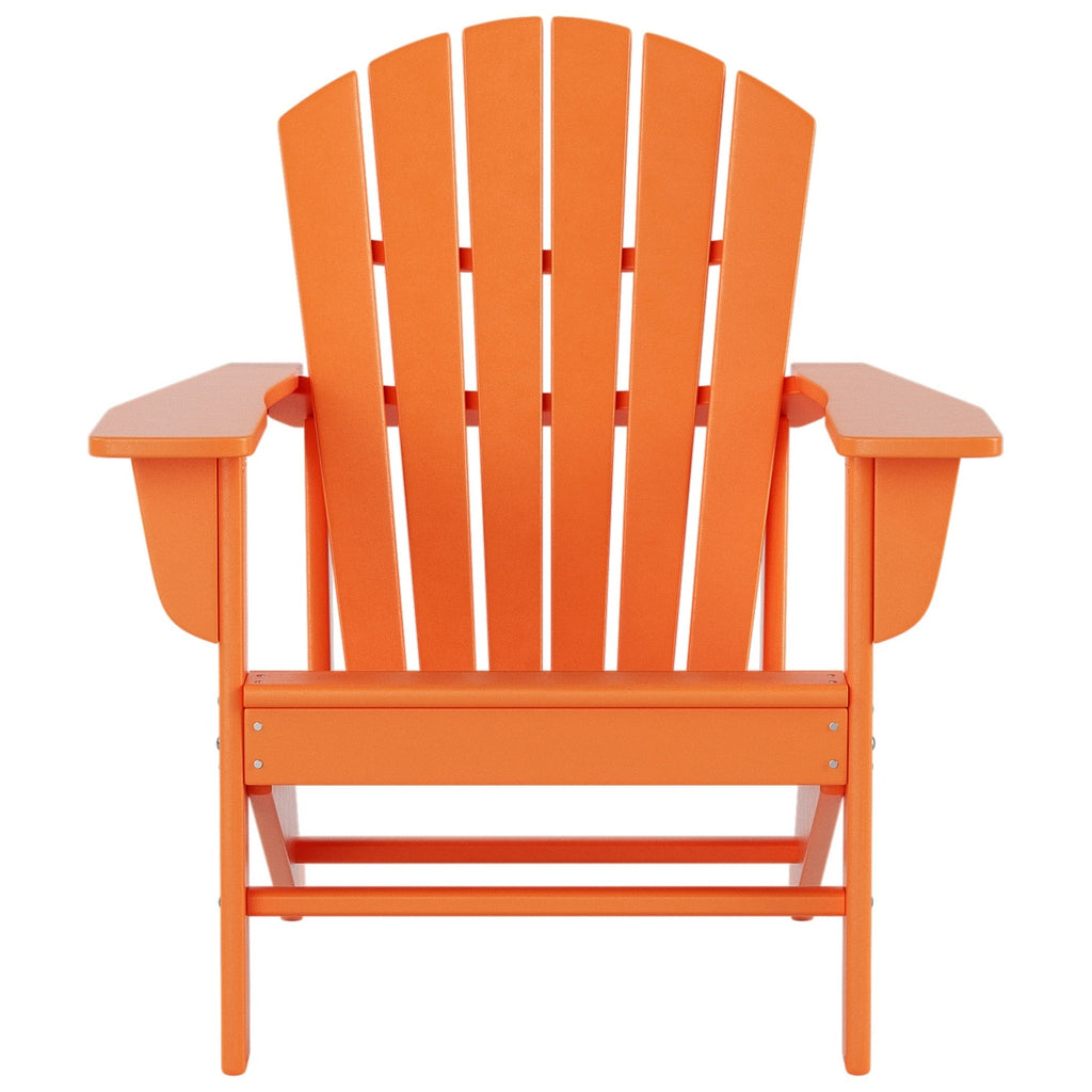 Chaises Adirondack Polytrends Altura Classic Outdoor écologiques toutes saisons avec table d'appoint (ensemble de 3 pièces)