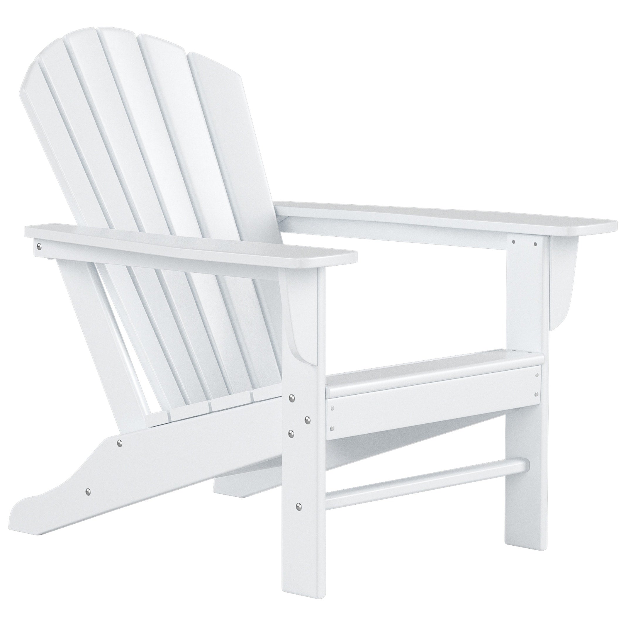 Chaises Adirondack Polytrends Altura Classic Outdoor écologiques toutes saisons avec table d'appoint (ensemble de 3 pièces)