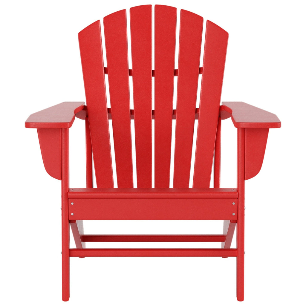 Chaises Adirondack Polytrends Altura Classic Outdoor écologiques toutes saisons avec table d'appoint (ensemble de 3 pièces)