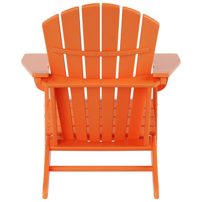 Chaises Adirondack Polytrends Altura Classic Outdoor écologiques toutes saisons avec table d'appoint (ensemble de 3 pièces)