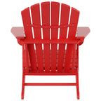 Chaises Adirondack Polytrends Altura Classic Outdoor écologiques toutes saisons avec table d'appoint (ensemble de 3 pièces)