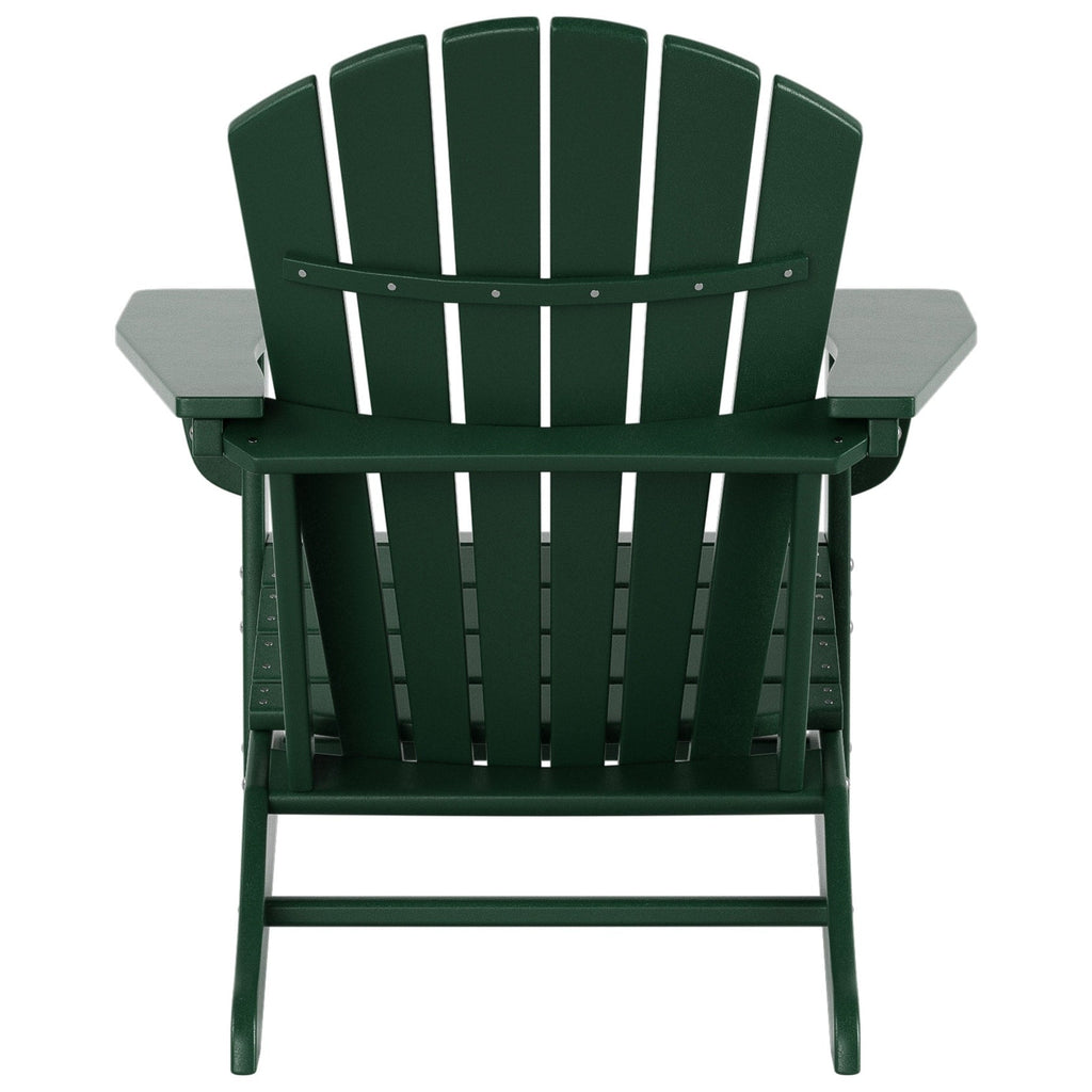 Chaises Adirondack Polytrends Altura Classic Outdoor écologiques toutes saisons avec table d'appoint (ensemble de 3 pièces)