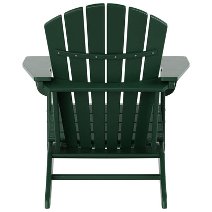 Chaises Adirondack Polytrends Altura Classic Outdoor écologiques toutes saisons avec table d'appoint (ensemble de 3 pièces)