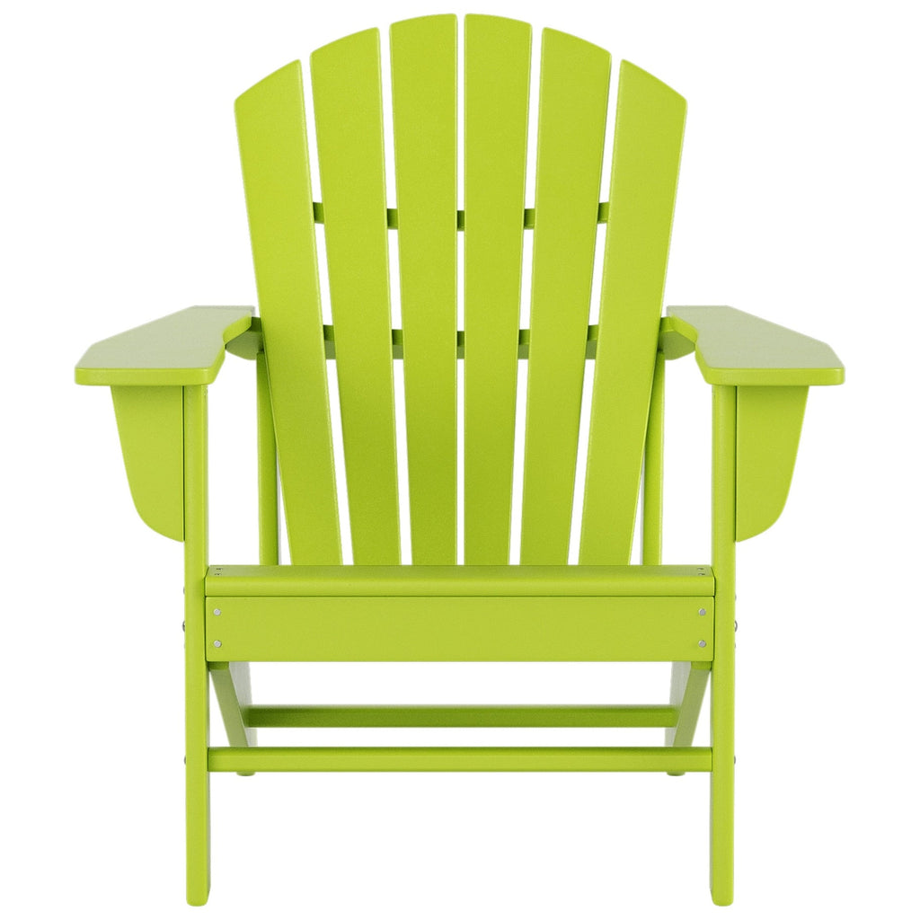 Chaises Adirondack Polytrends Altura Classic Outdoor écologiques toutes saisons avec table d'appoint (ensemble de 3 pièces)
