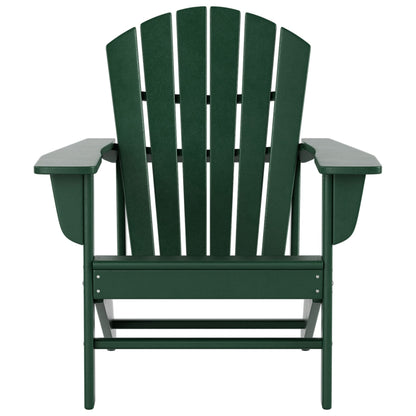 Chaises Adirondack Polytrends Altura Classic Outdoor écologiques toutes saisons avec table d'appoint (ensemble de 3 pièces)
