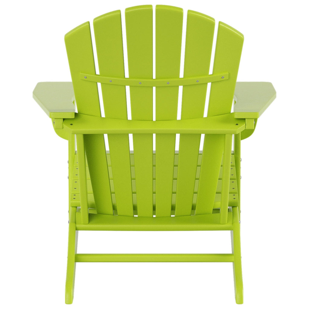 Chaises Adirondack Polytrends Altura Classic Outdoor écologiques toutes saisons avec table d'appoint (ensemble de 3 pièces)