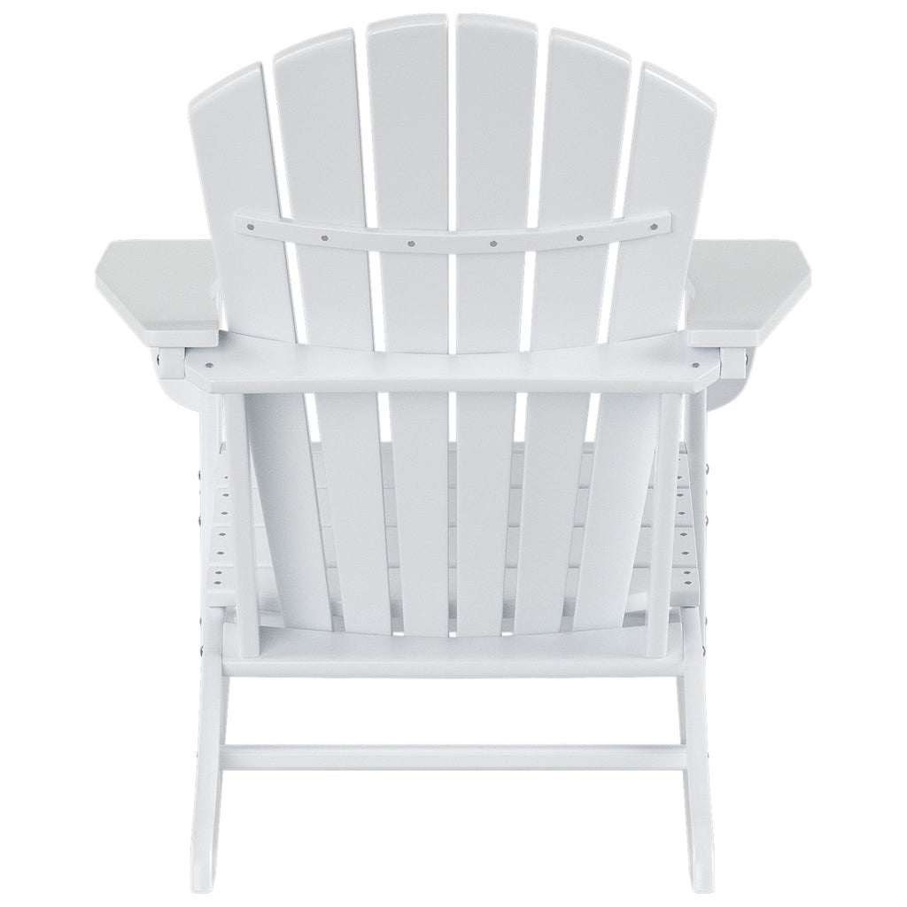 Chaises Adirondack Polytrends Altura Classic Outdoor écologiques toutes saisons avec table d'appoint (ensemble de 3 pièces)