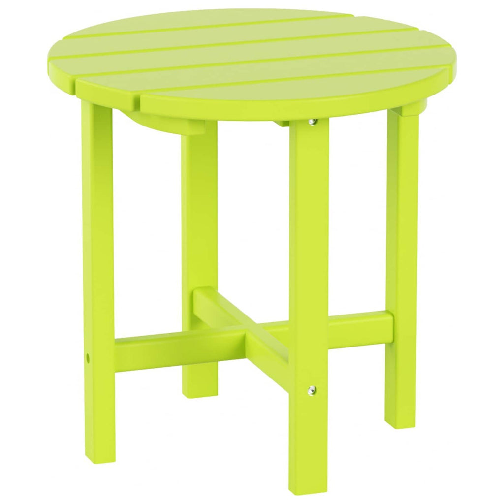 Chaises Adirondack Polytrends Altura Classic Outdoor écologiques toutes saisons avec table d'appoint (ensemble de 3 pièces)