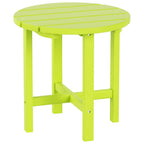 Chaises Adirondack Polytrends Altura Classic Outdoor écologiques toutes saisons avec table d'appoint (ensemble de 3 pièces)