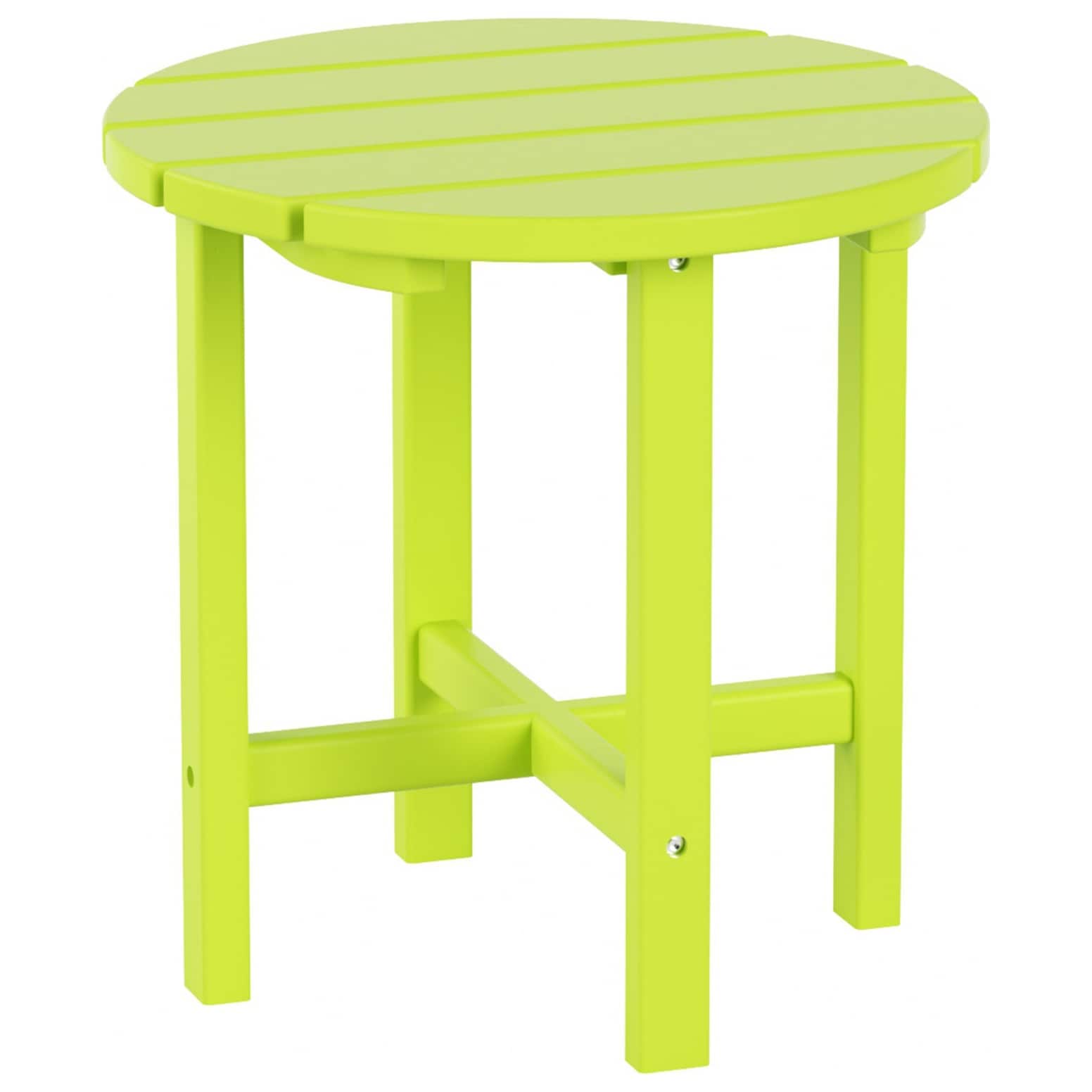 Chaises Adirondack Polytrends Altura Classic Outdoor écologiques toutes saisons avec table d'appoint (ensemble de 3 pièces)