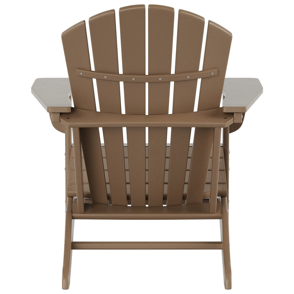 Chaises Adirondack Polytrends Altura Classic Outdoor écologiques toutes saisons avec table d'appoint (ensemble de 3 pièces)